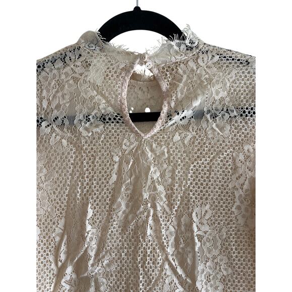 H&M Sheer Floral Lace Top - Picture 14 of 16